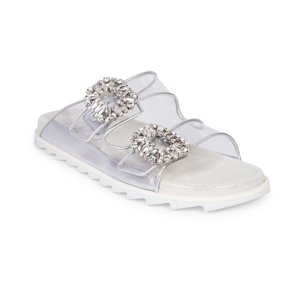 Roger Vivier Slidy Vas Strass Jelly Slides
